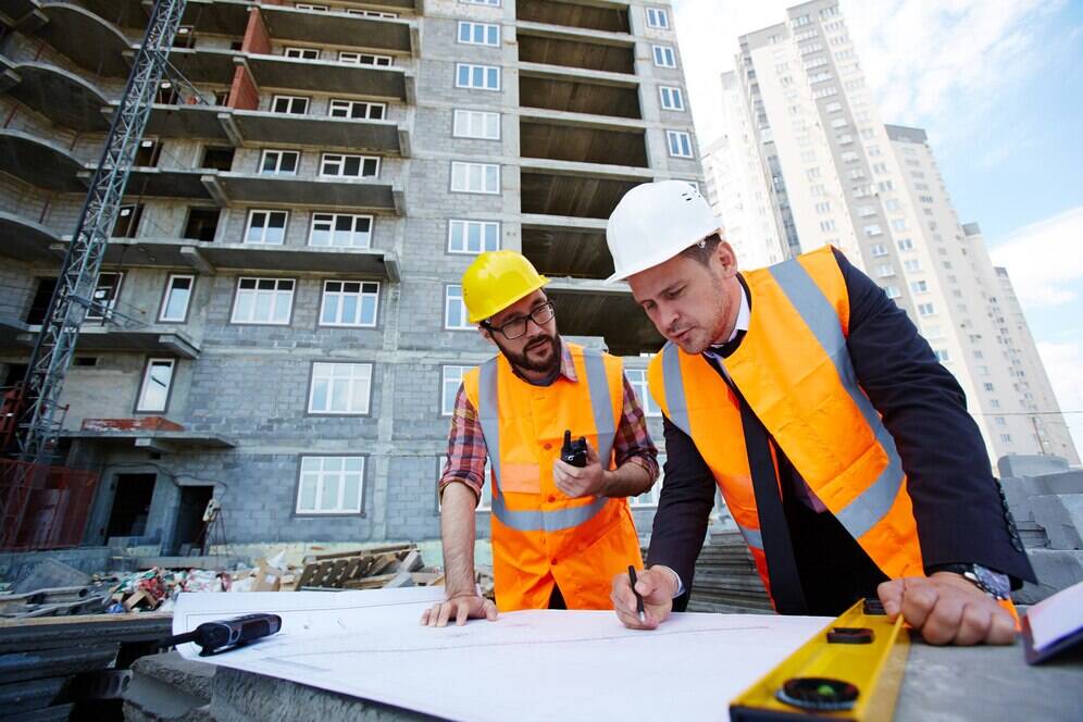 Construction Contractors for New Homes working on a renovation and addition project.